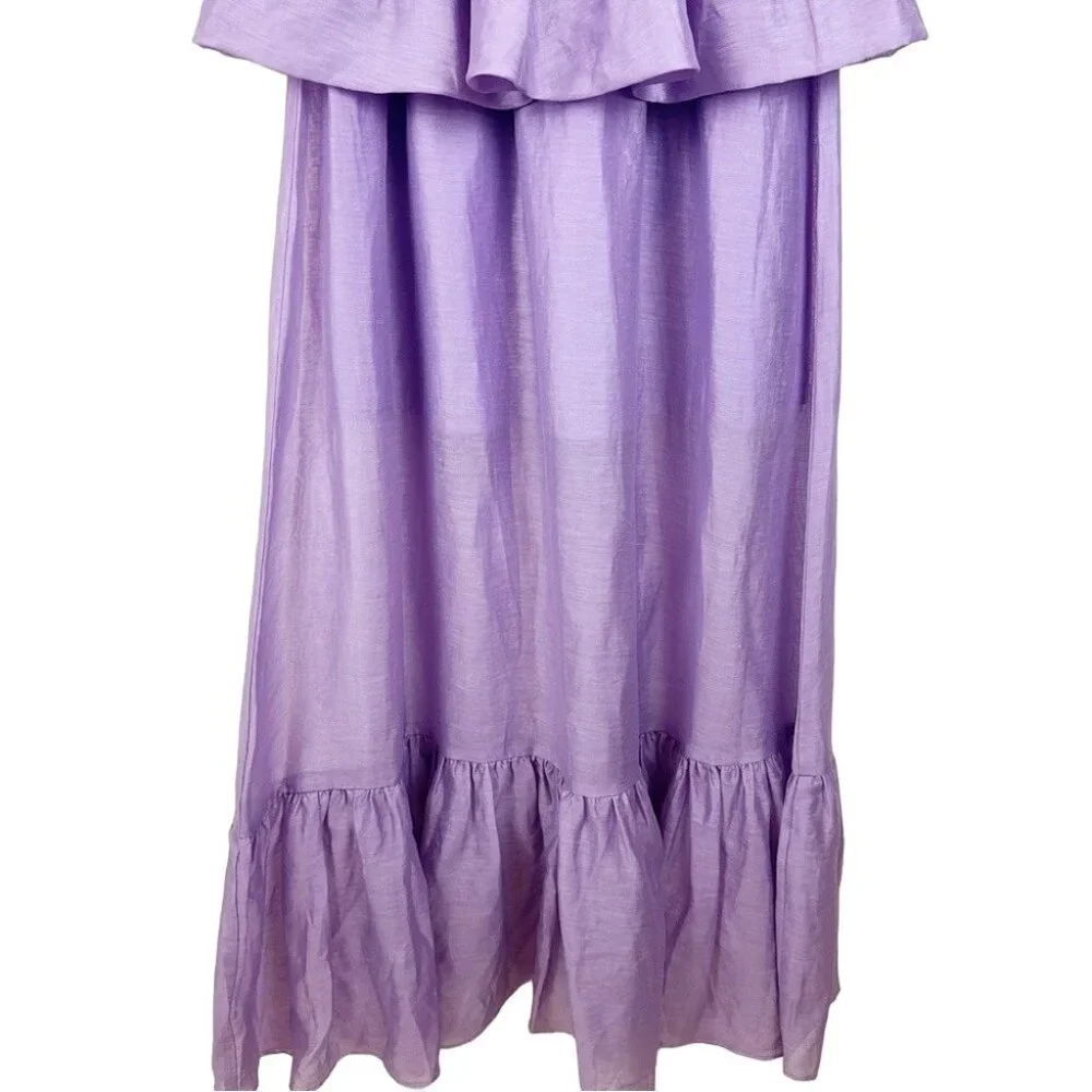 NWT Elliatt Purity Peplum Maxi Dress - Picture 7 of 9